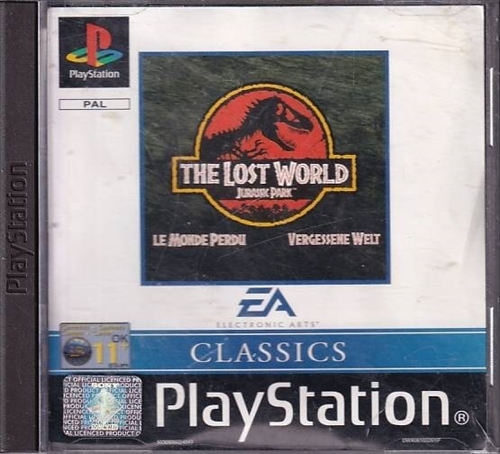 The Lost World Jurassic Park - Classics - Missing Manual - PS1 (B Grade) (Used) (Eng)